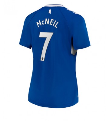 Everton Dwight McNeil #7 Hjemmedrakt Kvinner 2022-23 Kortermet